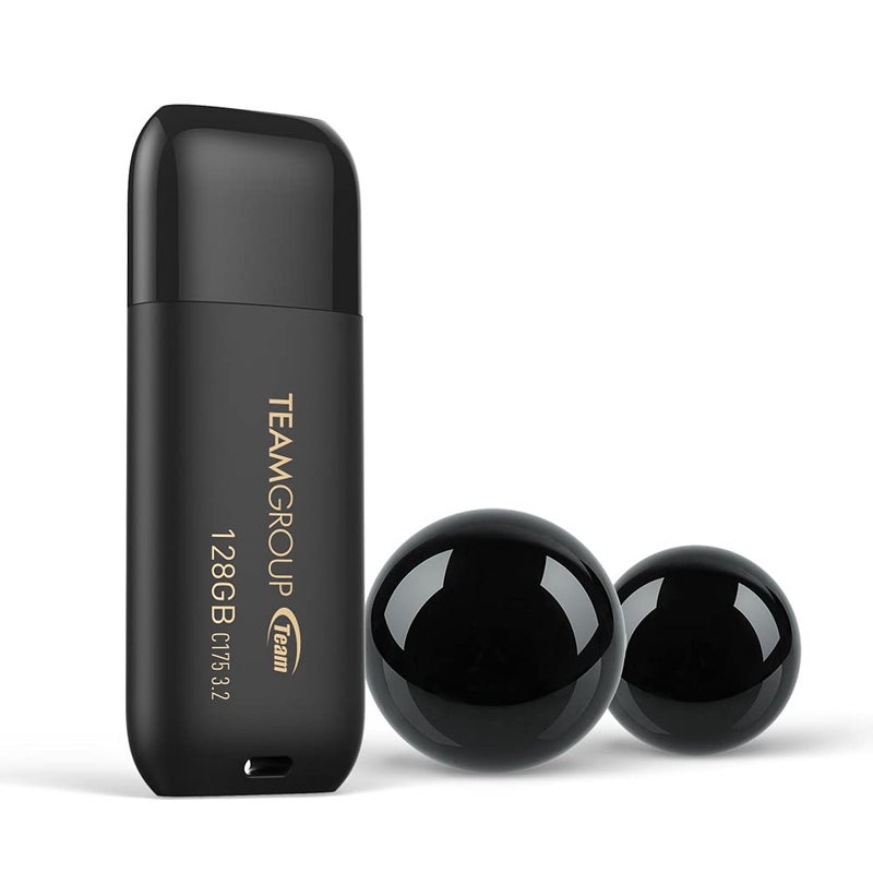 TEAMGROUP C175 128GB USB 3.2 Gen1 (USB 3.1/3.0) Read 100MB/s Flash Thumb Drive, Memory Stick Compatible with Computer/Laptop Matte Black TC1753128GB01 - Image 3